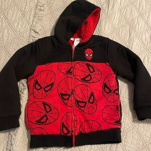 Boys marvel Spider-Man hoodie size 7